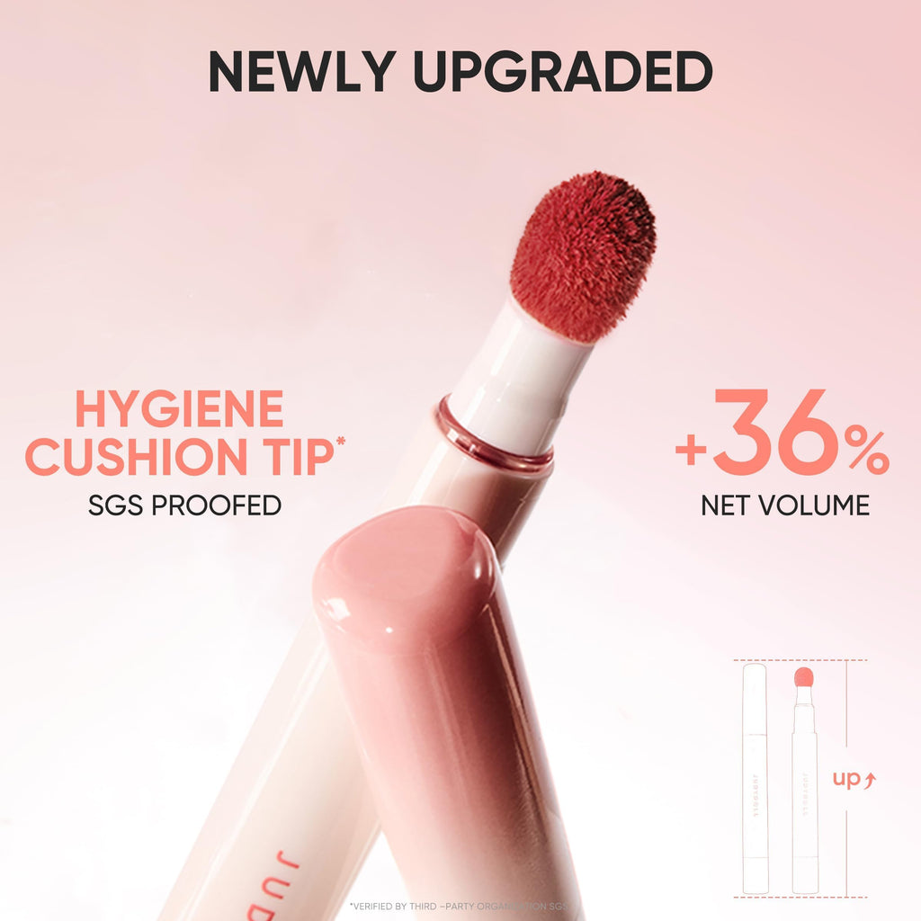 JUDYDOLL Cushion Matte Lip Cream – Hydrating Matte Lipstick with Tripeptide & Squalane (G204 Taro Haze)