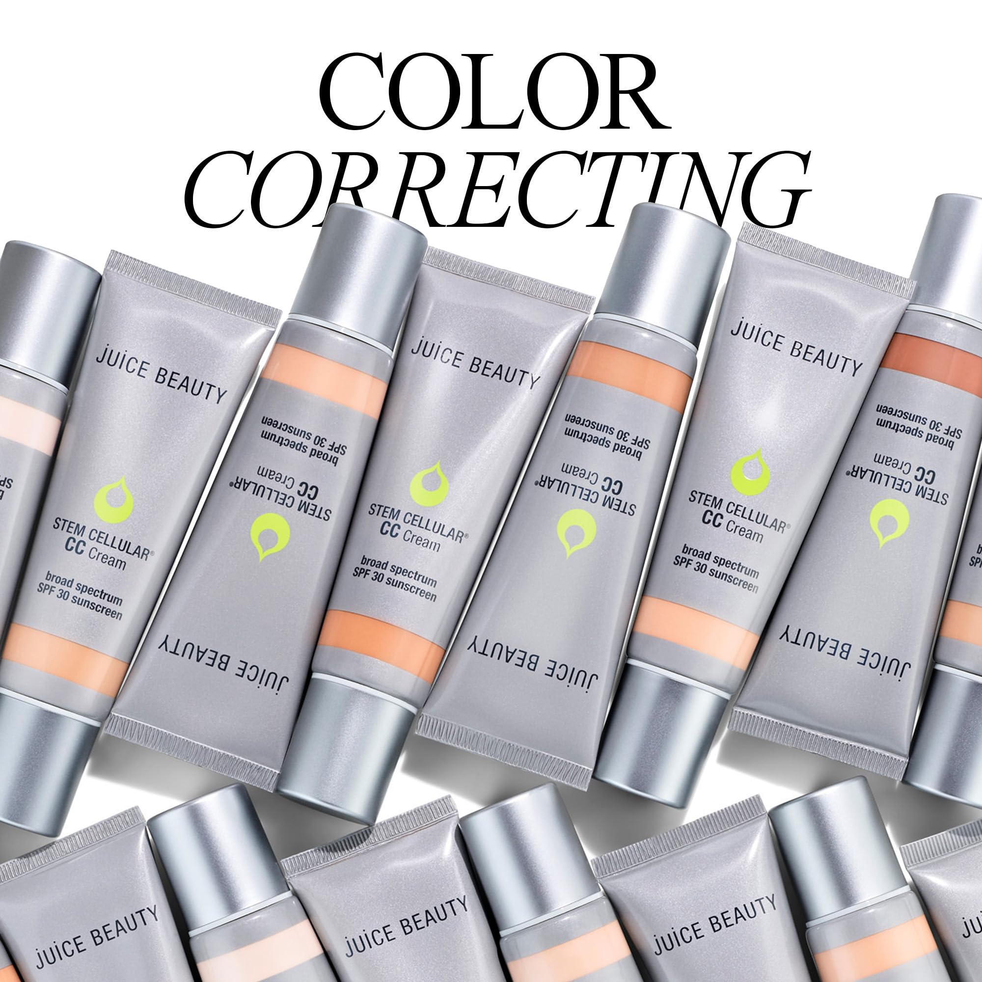 Juice Beauty Stem Cellular CC Cream SPF 30 Island Glow – Light Coverage, Vegan & Cruelty-Free (50 mL)