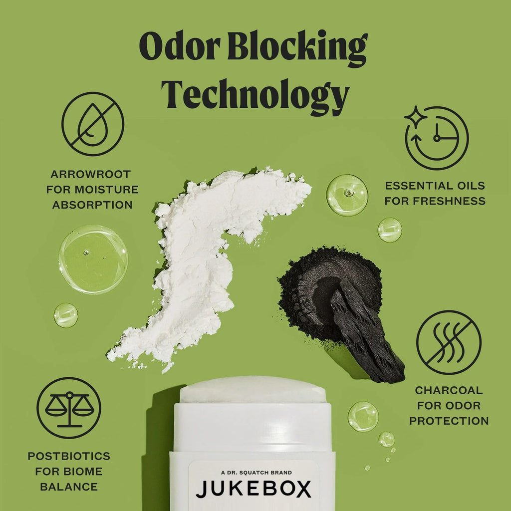 JUKEBOX Natural Deodorant for Women — Vanilla on Vinyl, Aluminum-Free, No Baking Soda, 2-Pack