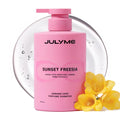 JUL7ME Sunset Freesia Perfume Shampoo – Damaged Hair Care, Sulfate-Free, Collagen & Biotin, 500ml