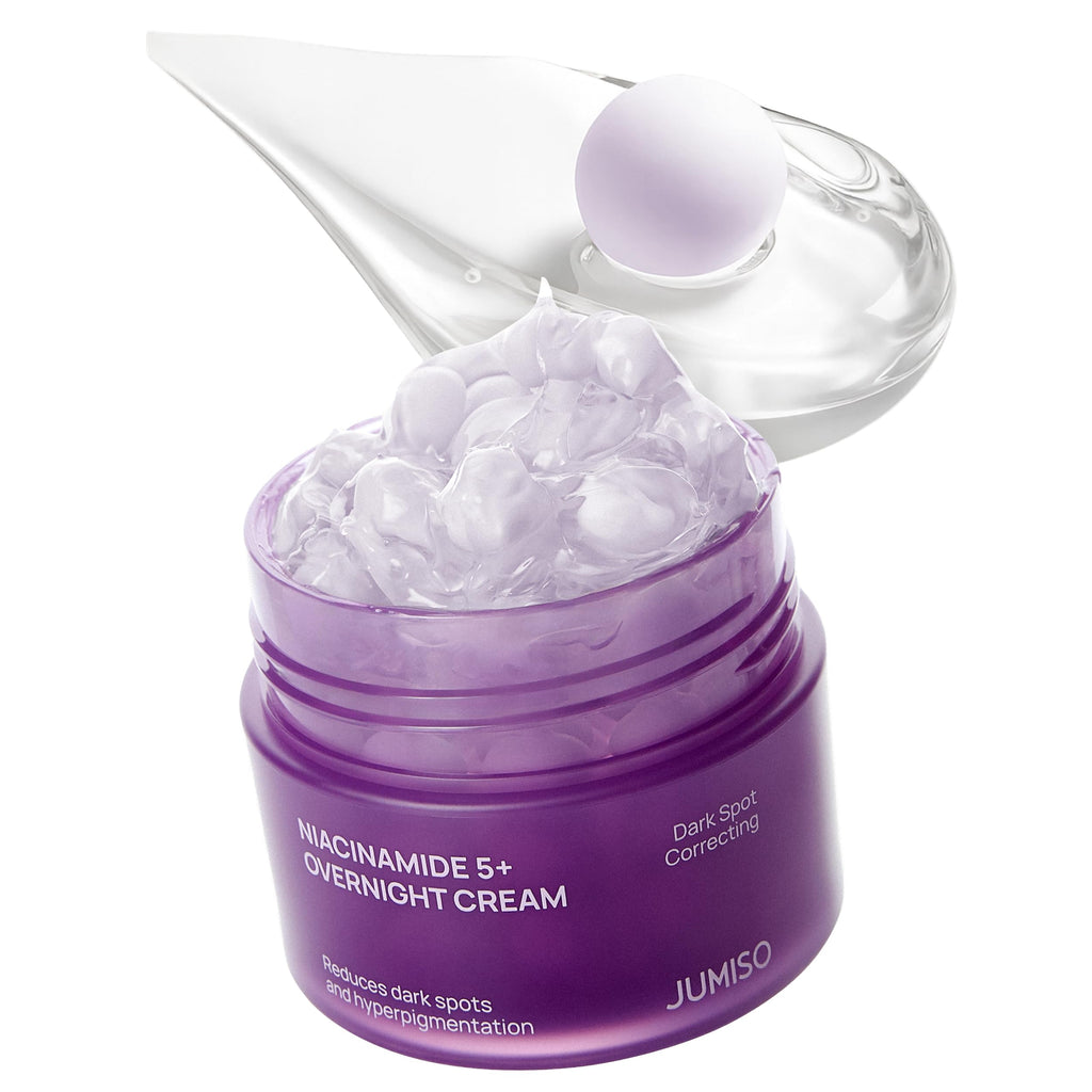 JUMISO Niacinamide 5+ Overnight Capsule Cream – Melting Capsule Sleeping Mask for Glass Skin (50ml)