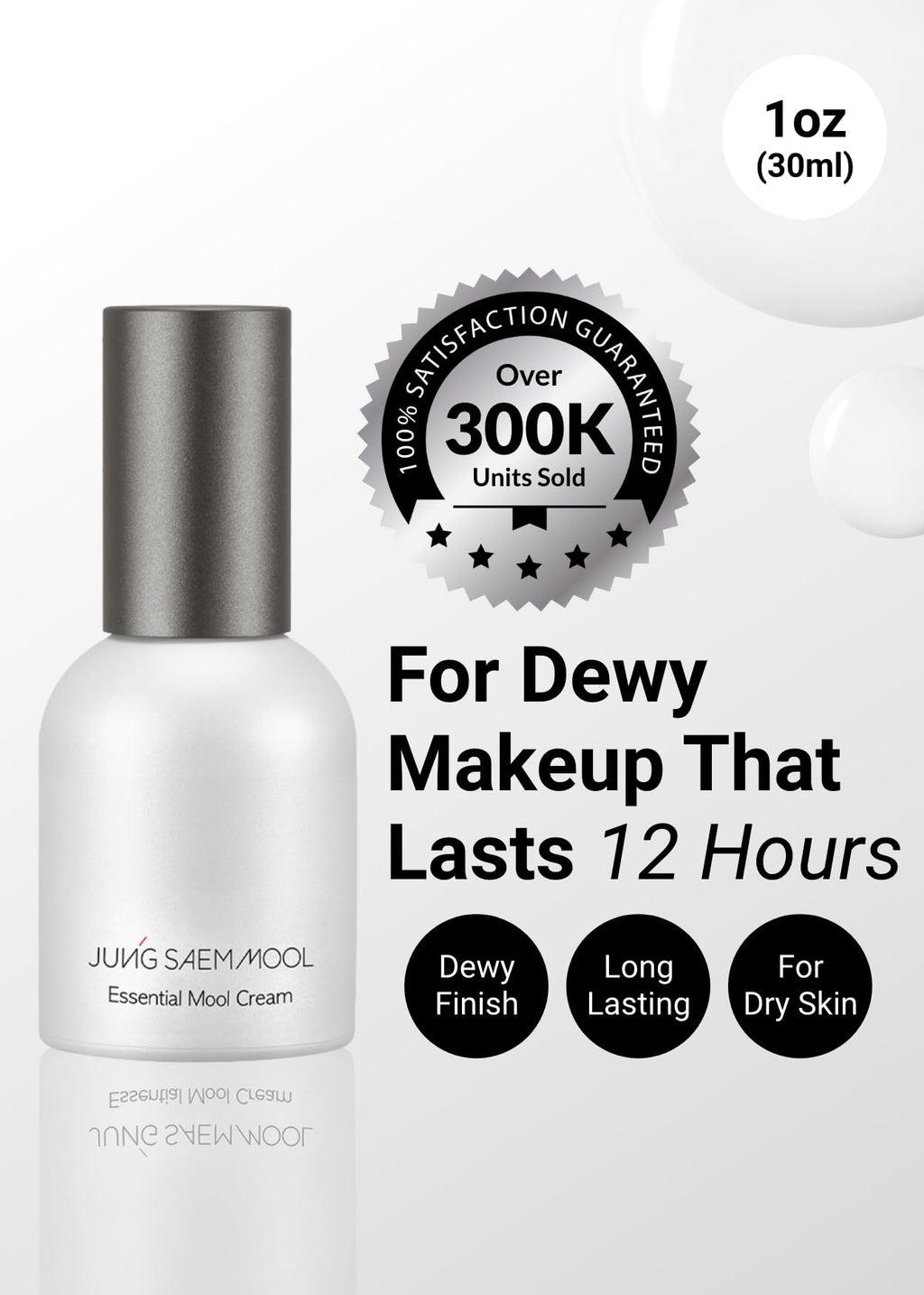JUNG SAEM MOOL Essential Mool Cream | Lightweight Hydration with Ceramide & Panthenol
