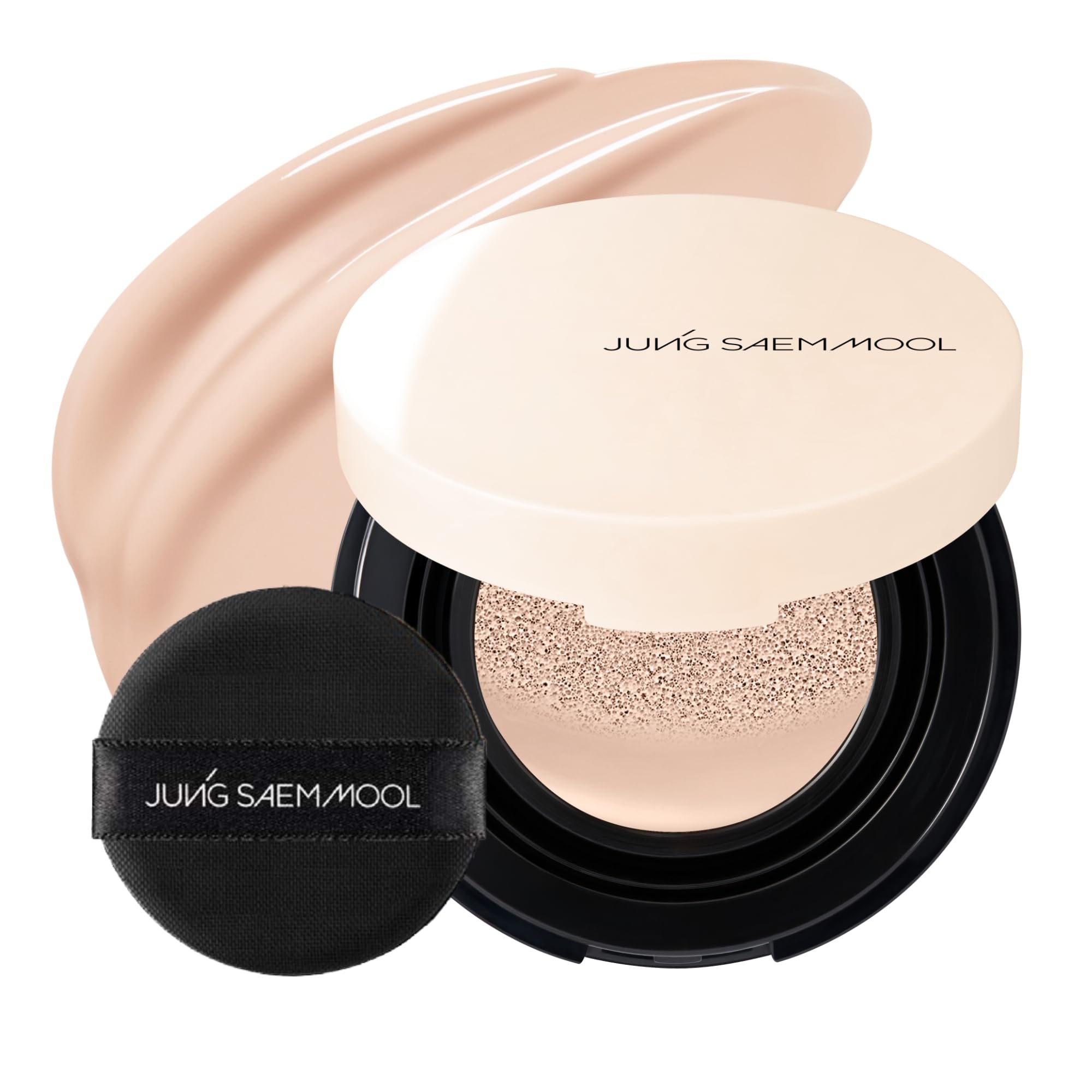 JUNG SAEM MOOL Mini Essential Skin Nuder Cushion Pink Light 19C | Natural Radiant Finish & Buildable Coverage
