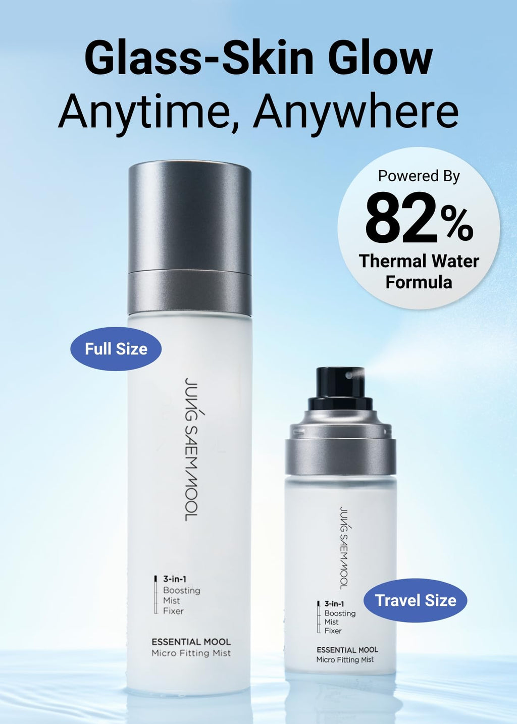JUNG SAEM MOOL Essential Mool Micro Fitting Face Mist – Hydrating Setting Spray