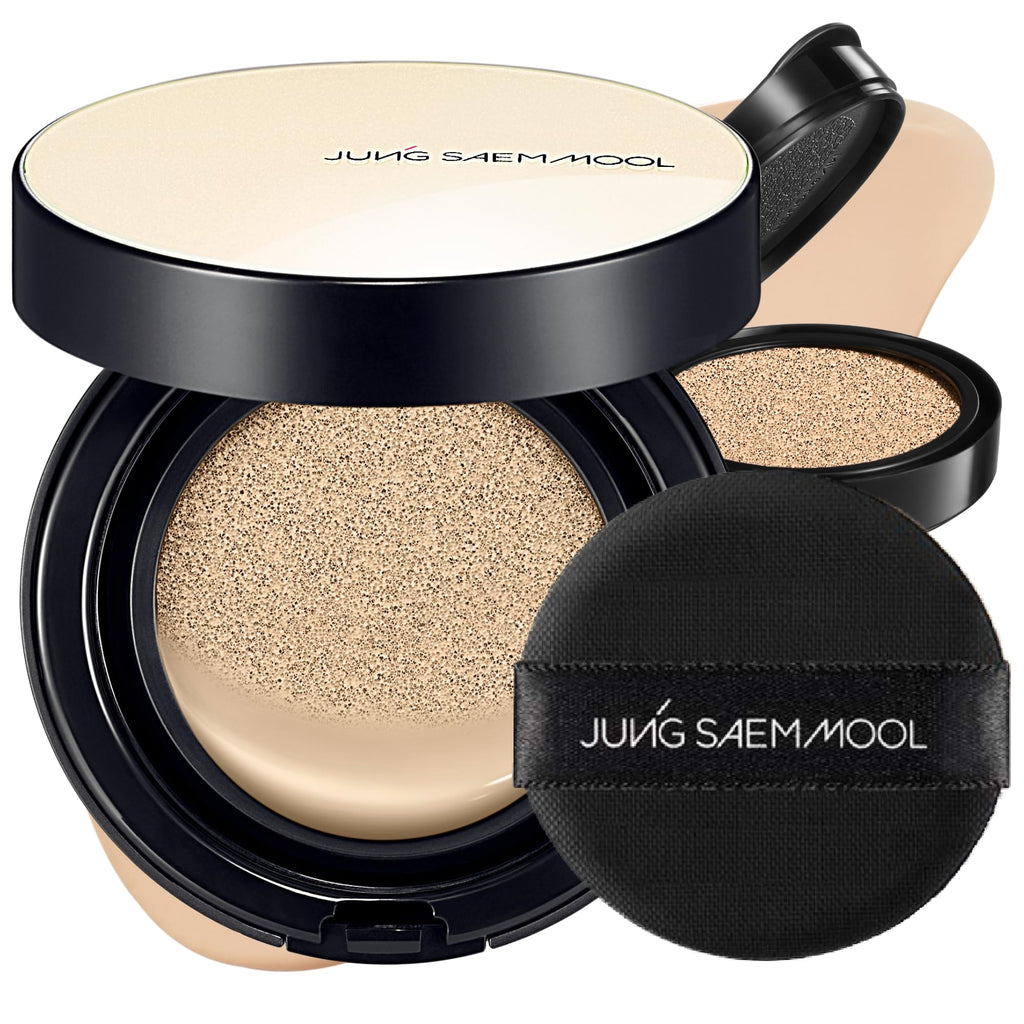JUNG SAEM MOOL SPF50 Essential Skin Nuder Cushion (19 N-Light) – Refill Included | Natural Finish