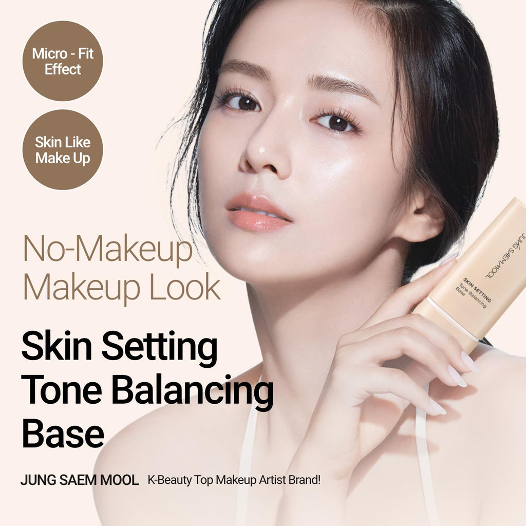 JUNG SAEM MOOL Skin Setting Tone Base 1.35 Fl Oz – Natural Pore-Blurring Hydrating Primer