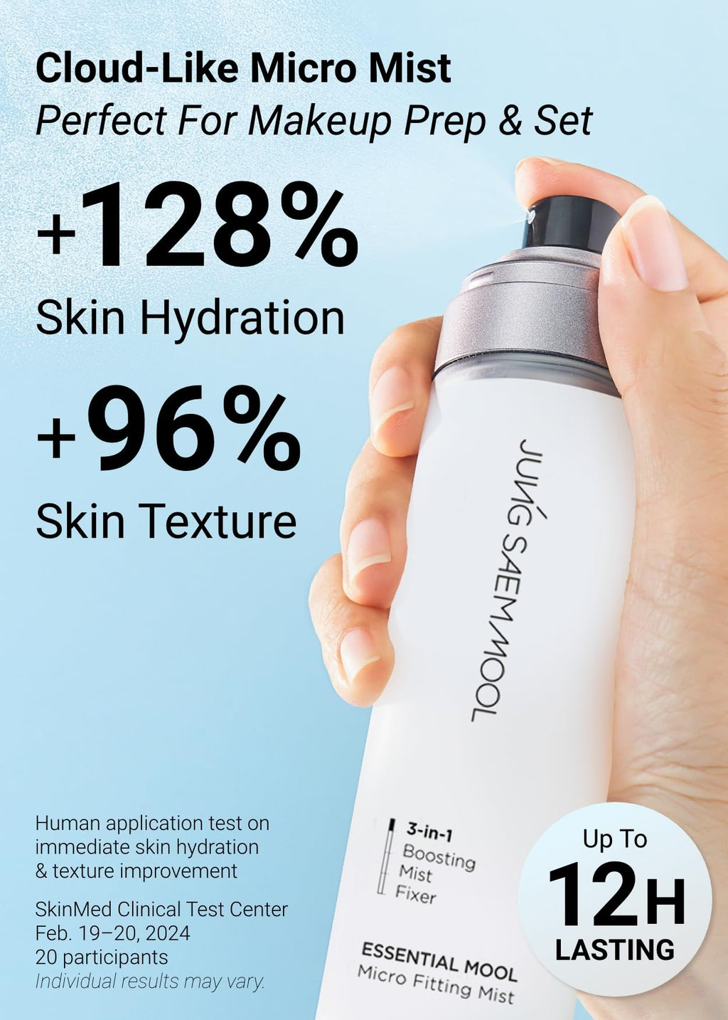 JUNG SAEM MOOL Essential Mool Micro Fitting Face Mist – Hydrating Setting Spray
