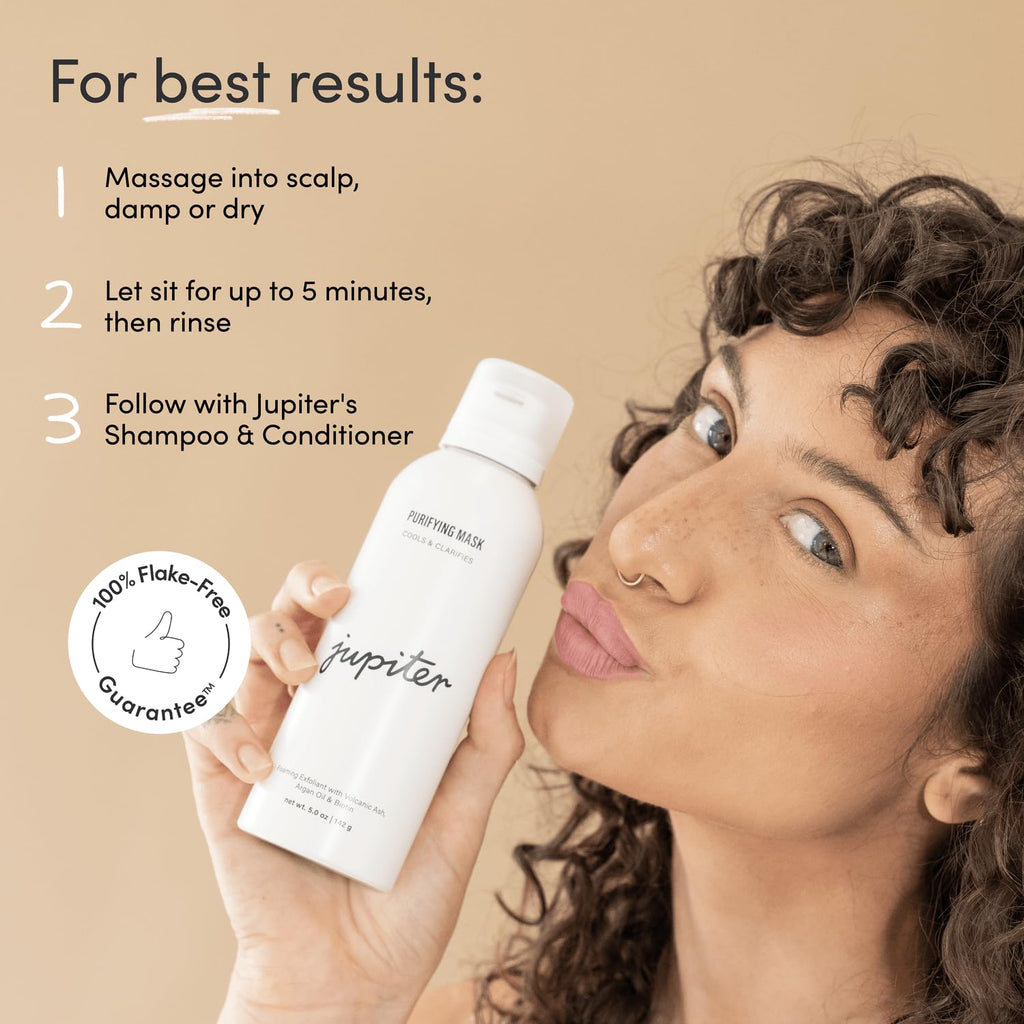 Jupiter Scalp Mask | Volcanic Ash Exfoliation, Color-Safe & Vegan (5 fl oz)
