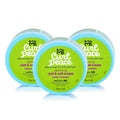 Just For Me Curl Peace Defining Curl & Coil Cream (3 Pack) – Holds & Hydrates with Flaxseed, Avocado & Castor Oil