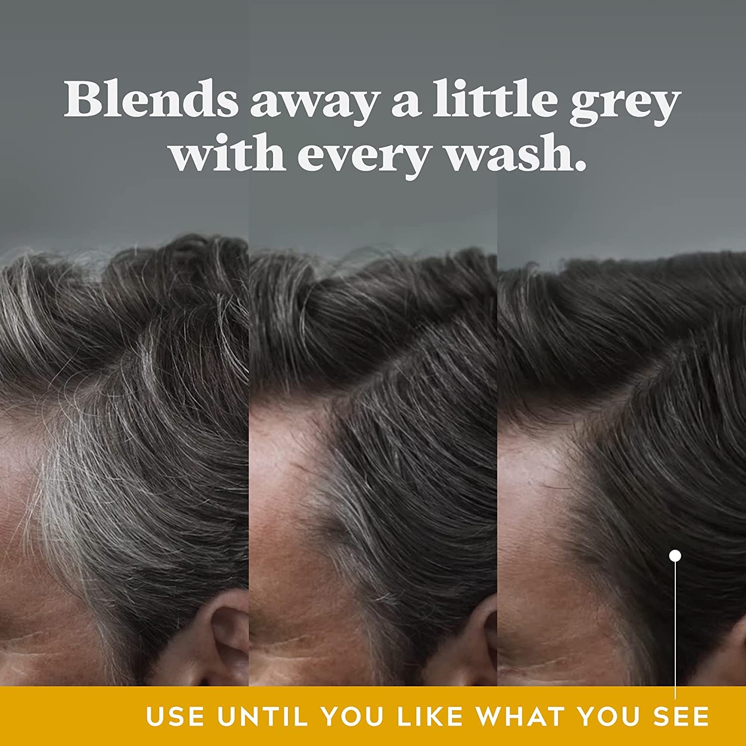 Just for Men Control GX Grey-Reducing 2-in-1 Shampoo & Conditioner with Keratin – 4 Fl Oz (Packaging May Vary) - 3 Pack
