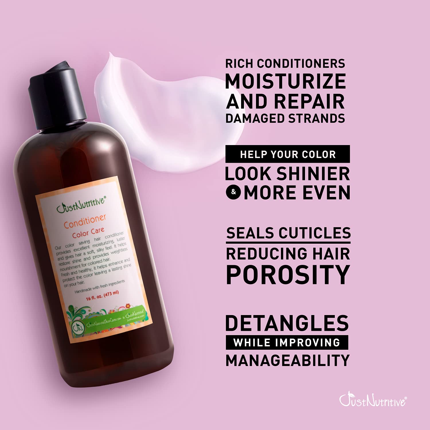 Just Nutritive Color Care Conditioner – Best Color-Treated Hair Conditioner for Vibrant Color