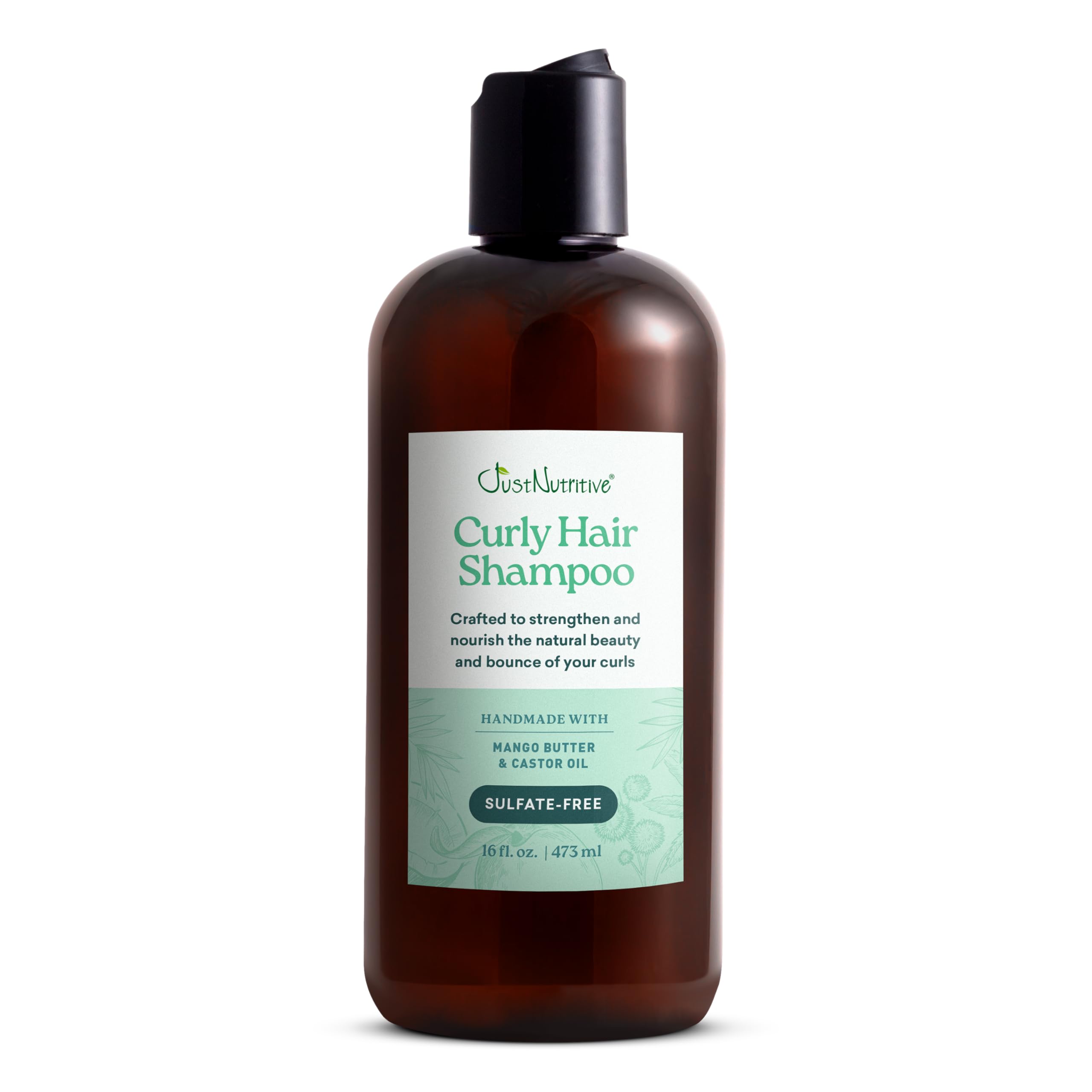 Just Nutritive Curly Hair Shampoo – Sulfate-Free Hydration, Frizz Control