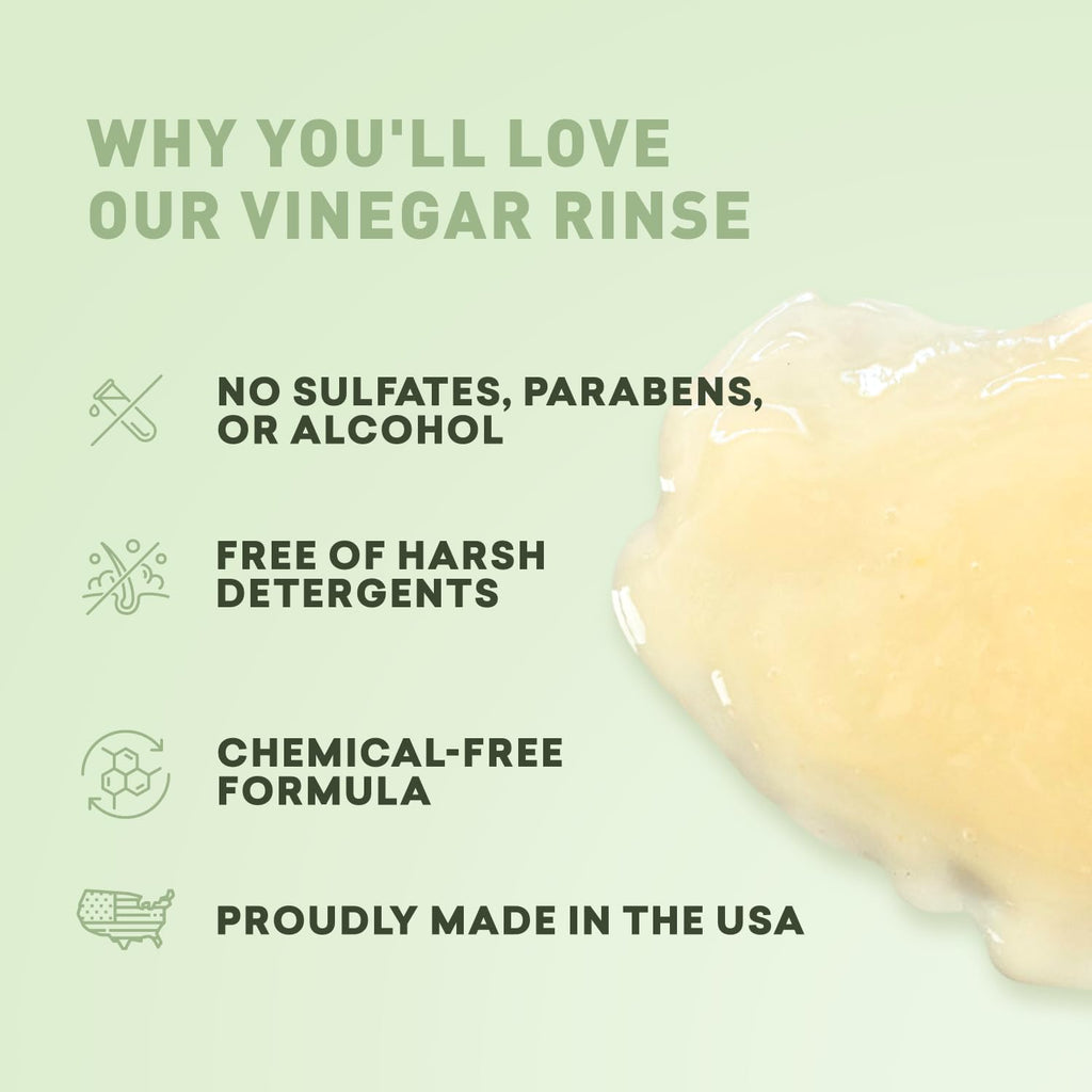 Just Nutritive Vinegar Rinse Cleanser | Refresh Hair & Scalp Naturally