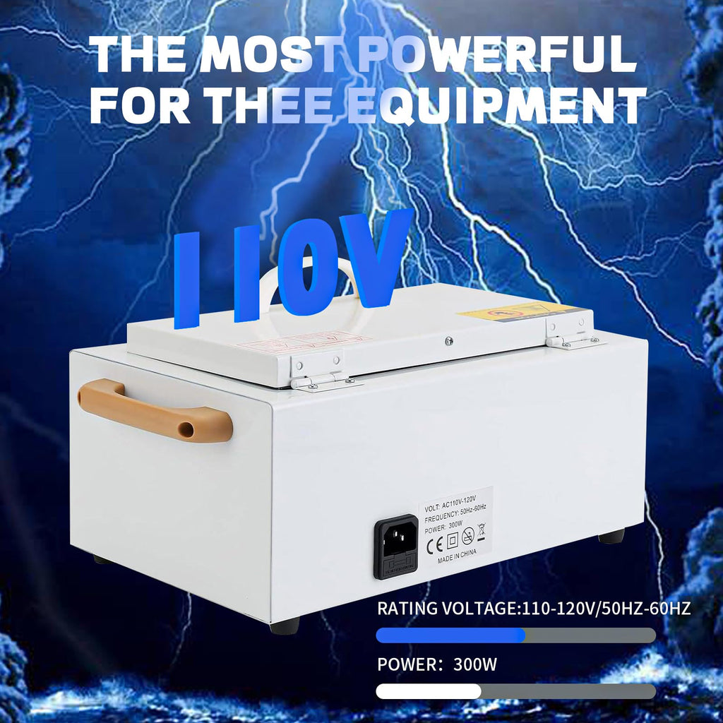 JUSTHERE High Temp Sterilizer Autoclave 1.5L | 110V Nail & Tool Sterilizer with Timer