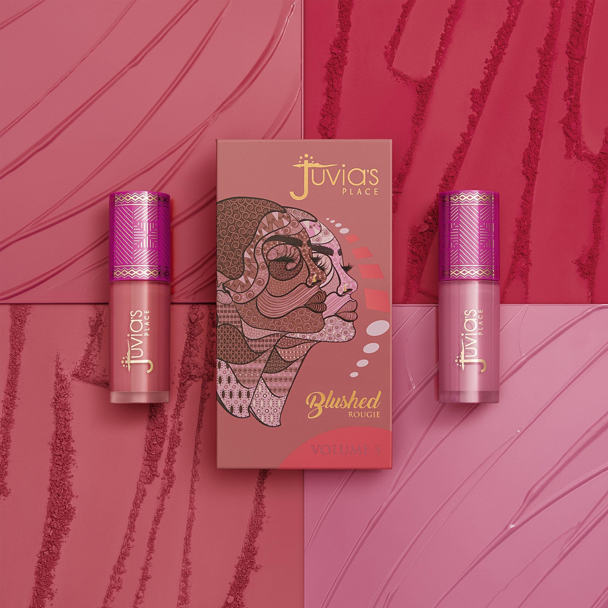 Juvia's Place Blushed Liquid Blush BarbieRose – Dewy Tint, Buildable Color, Long-Lasting Wear