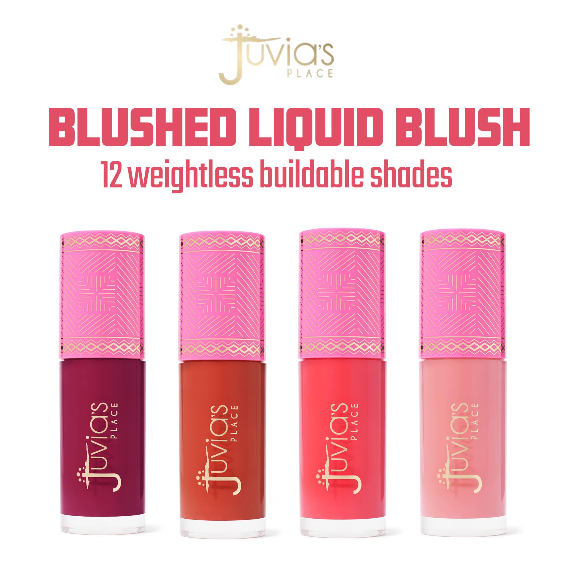 Juvia's Place Blushed Liquid Blush PeachRose – Dewy Tint for Natural Glow