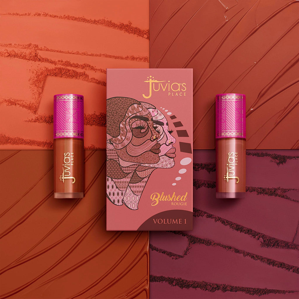 Juvia's Place Blushed Liquid Blush PerkyPoppy – Dewy Cheek Tint, Buildable Color