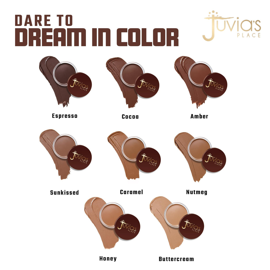 Juvia's Place Bronzed Cream Bronzer Cocoa – Buildable, Long-Lasting Sun-Kissed Glow