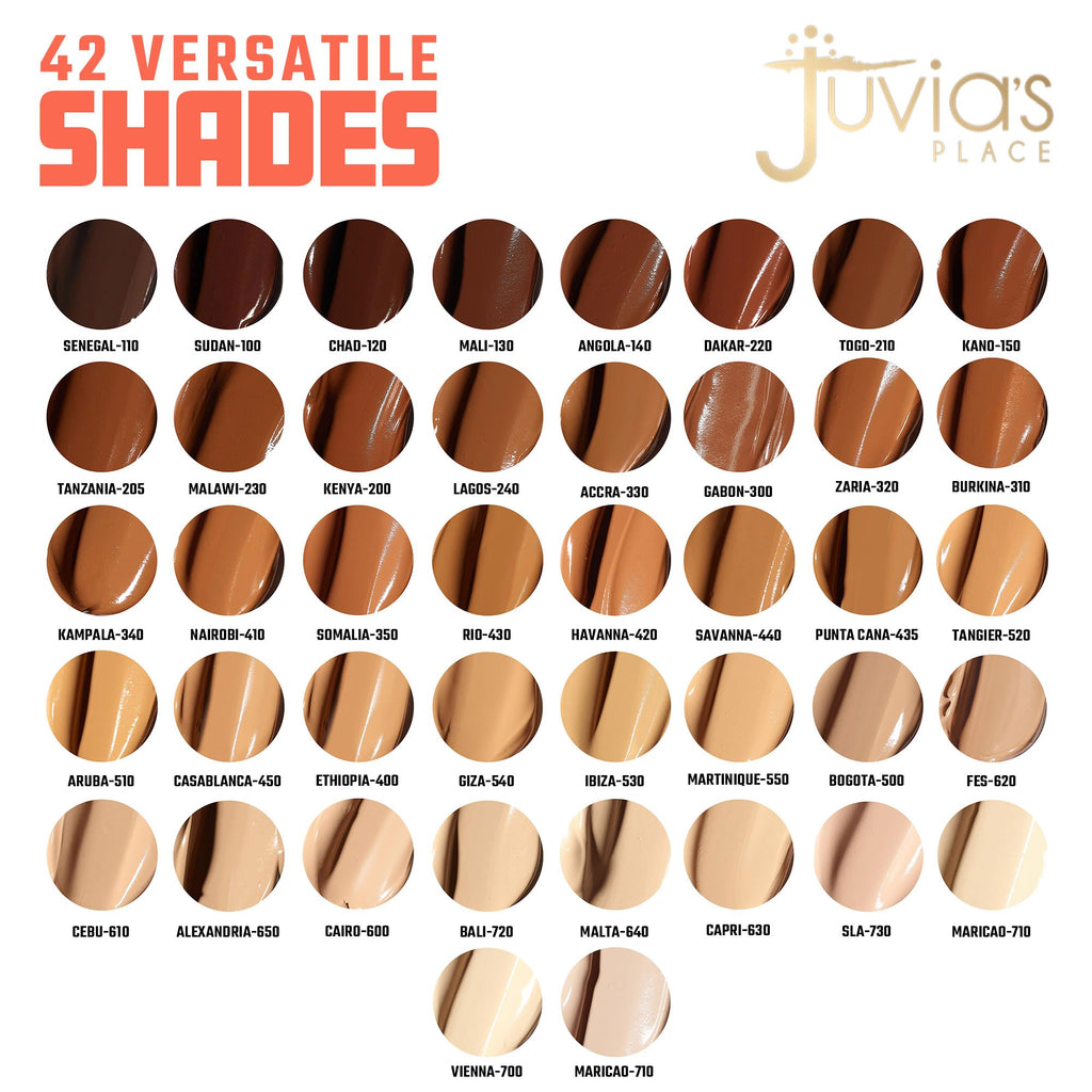 Juvia's Place I Am Magic Velvety Matte Foundation Senegal 110 – Full Coverage, Long-Wear