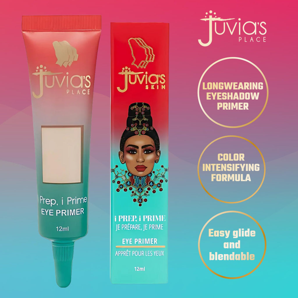 Juvia's Place i Prep, i Prime Eyeshadow Primer – Milky White | Long-Wearing, Crease-Free Base