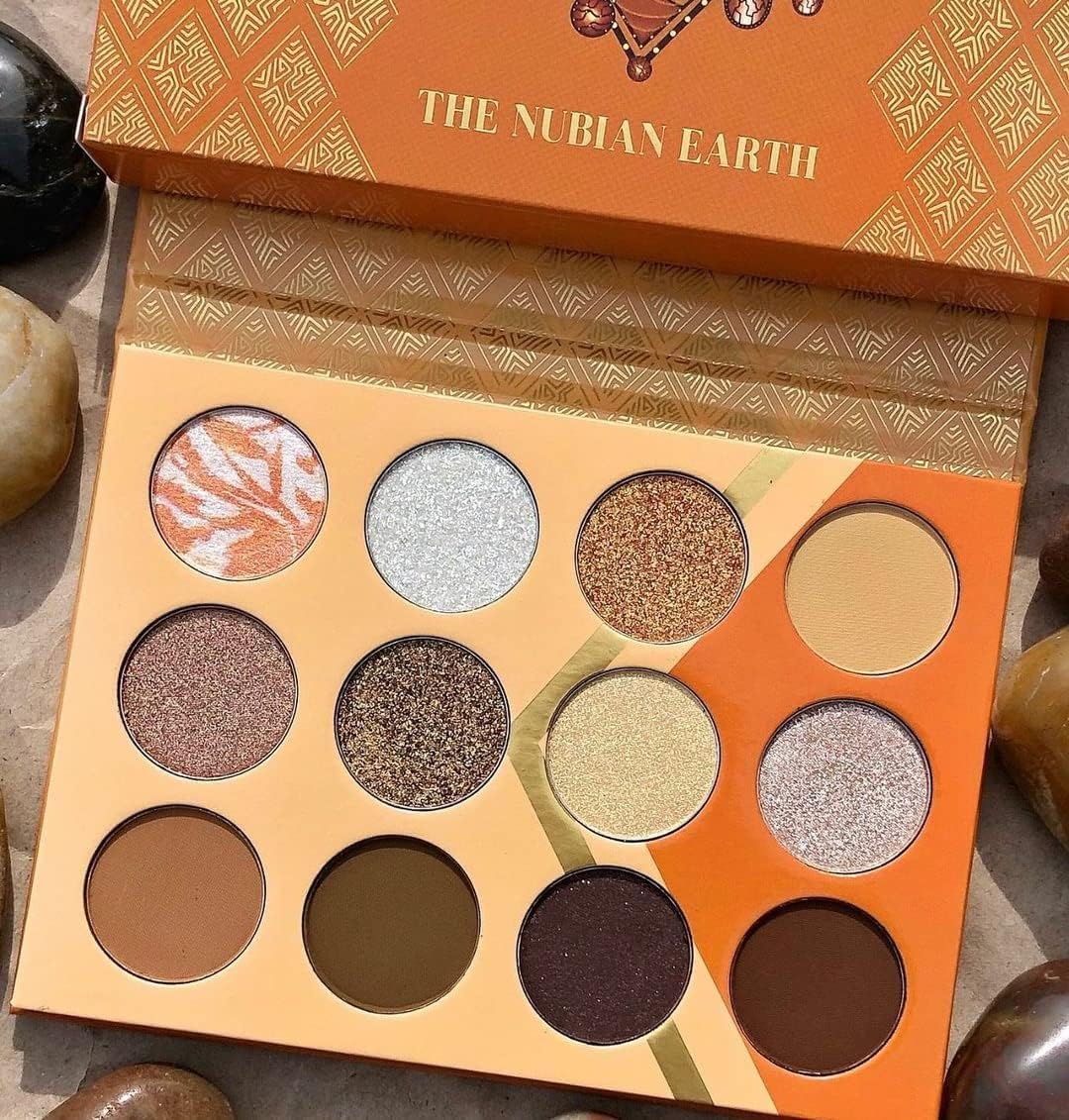 Juvia's Place Nubian Earth Palette - Universal Browns & Tans - Matte & Shimmer Pressed Pigments