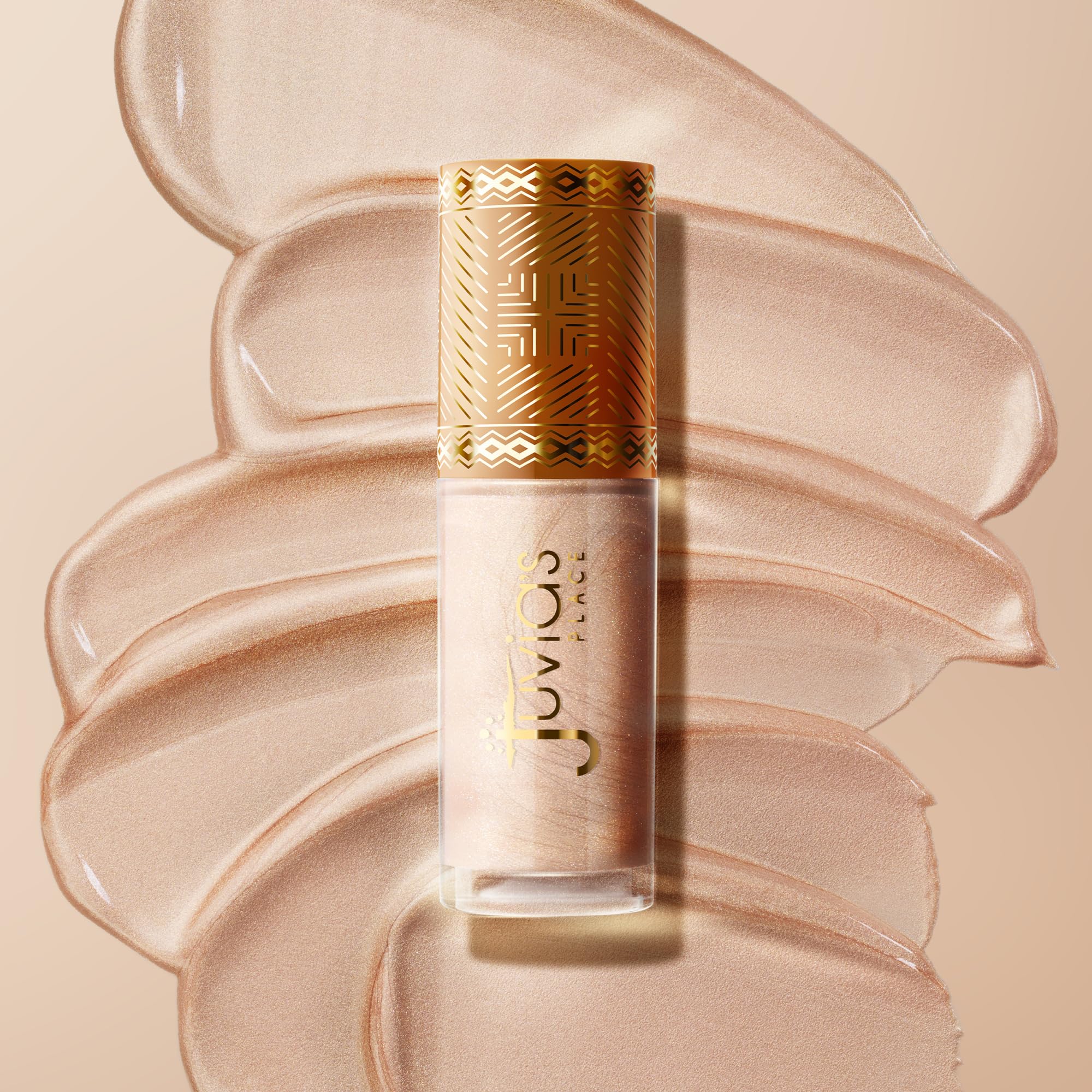 Juvia's Place Nubian Glow Liquid Luminizer – Buildable Radiance for Face & Body in Star Struck (0.27 fl oz)