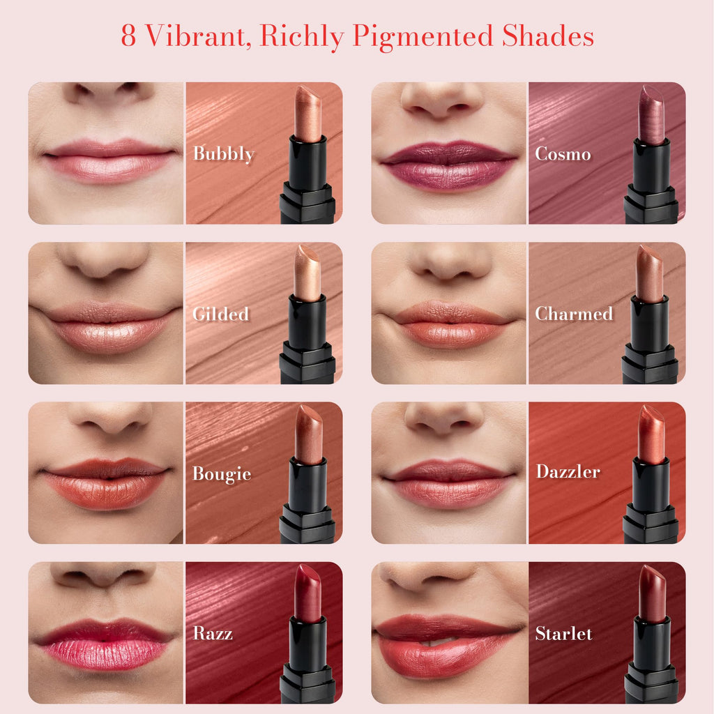 Juwel Frosted Finish Lipstick – Starlet | Long-Wear Moisture-Rich Matte with Natural Minerals