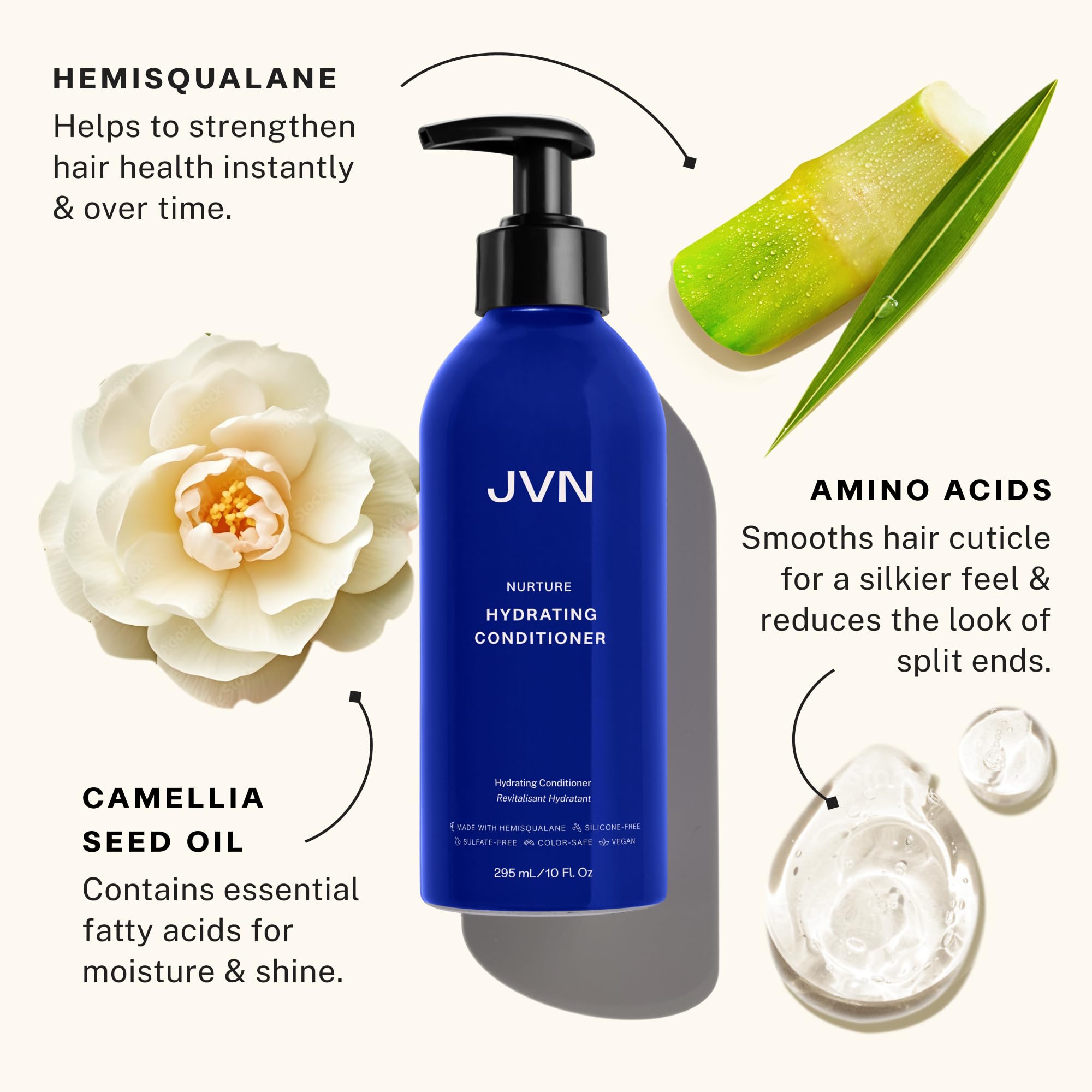 JVN Effortless Curls & Waves Set – Shampoo, Conditioner, Serum & Air Dry Cream