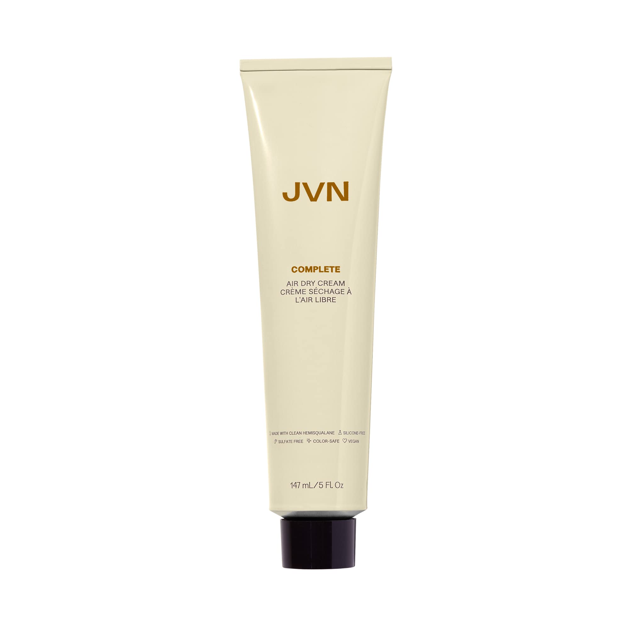 JVN No Heat Complete Air Dry Cream – 5 oz, Silicone-Free Curl & Wave Smoothing