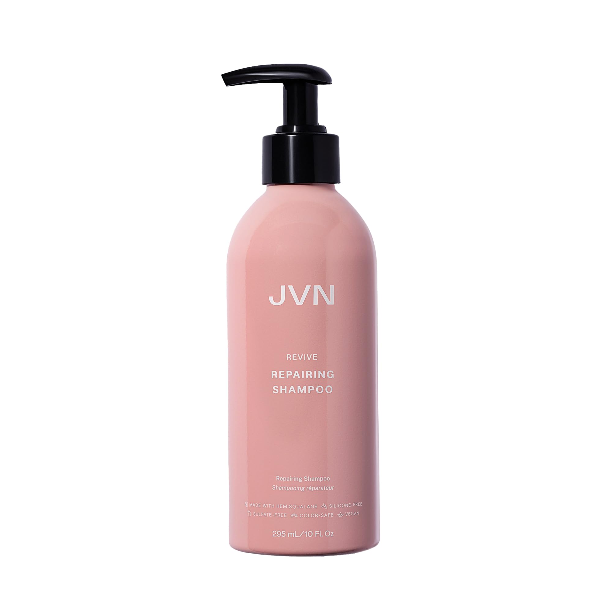JVN Revive Repairing Shampoo — Strengthen & Repair Damaged, Color-Treated Hair | Silicone & Sulfate Free (10 fl oz)