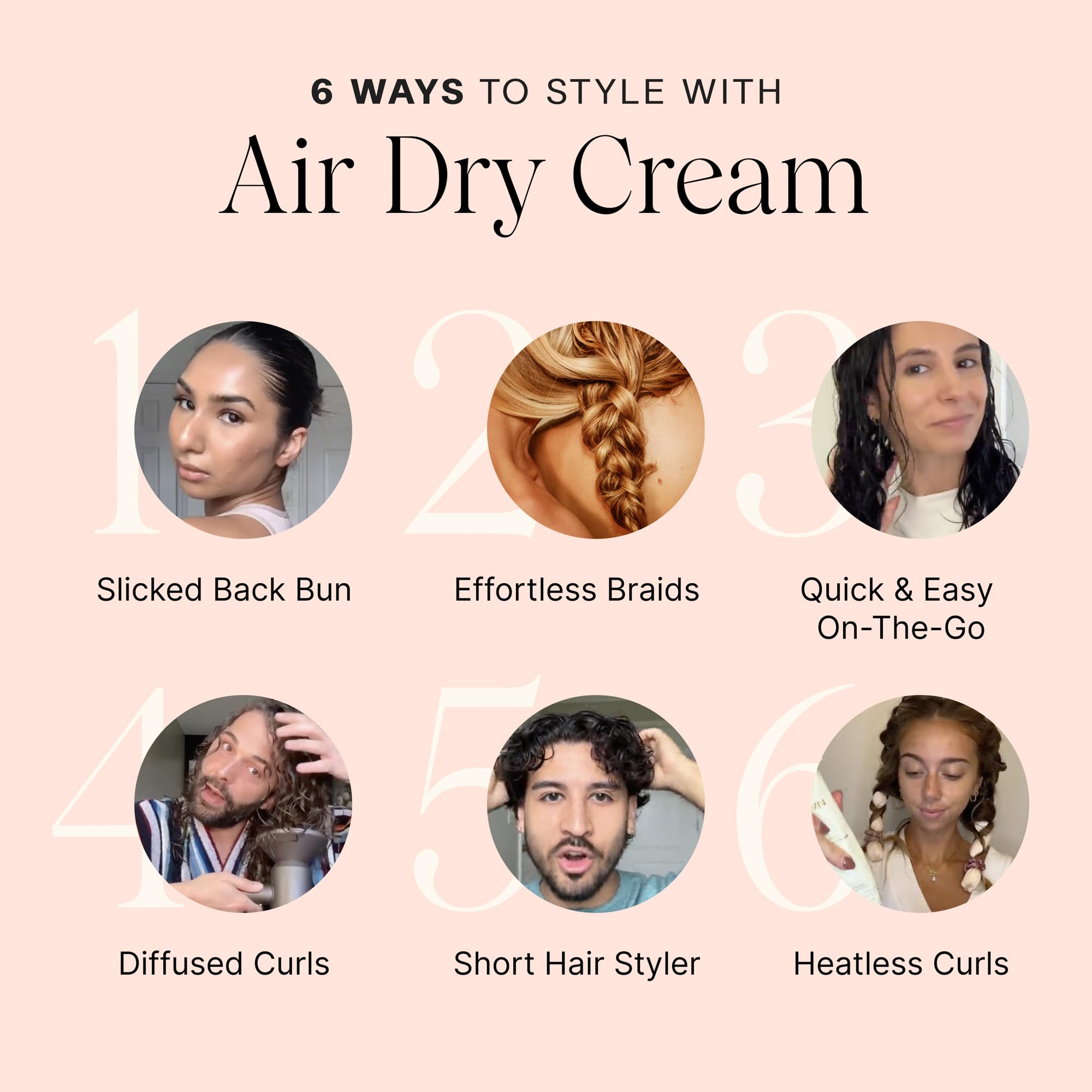 JVN Trusted Trio Travel Essentials Hair Care – Silicone Free with Air Dry Cream, Recovery Serum & Pre-Wash Scalp Oil