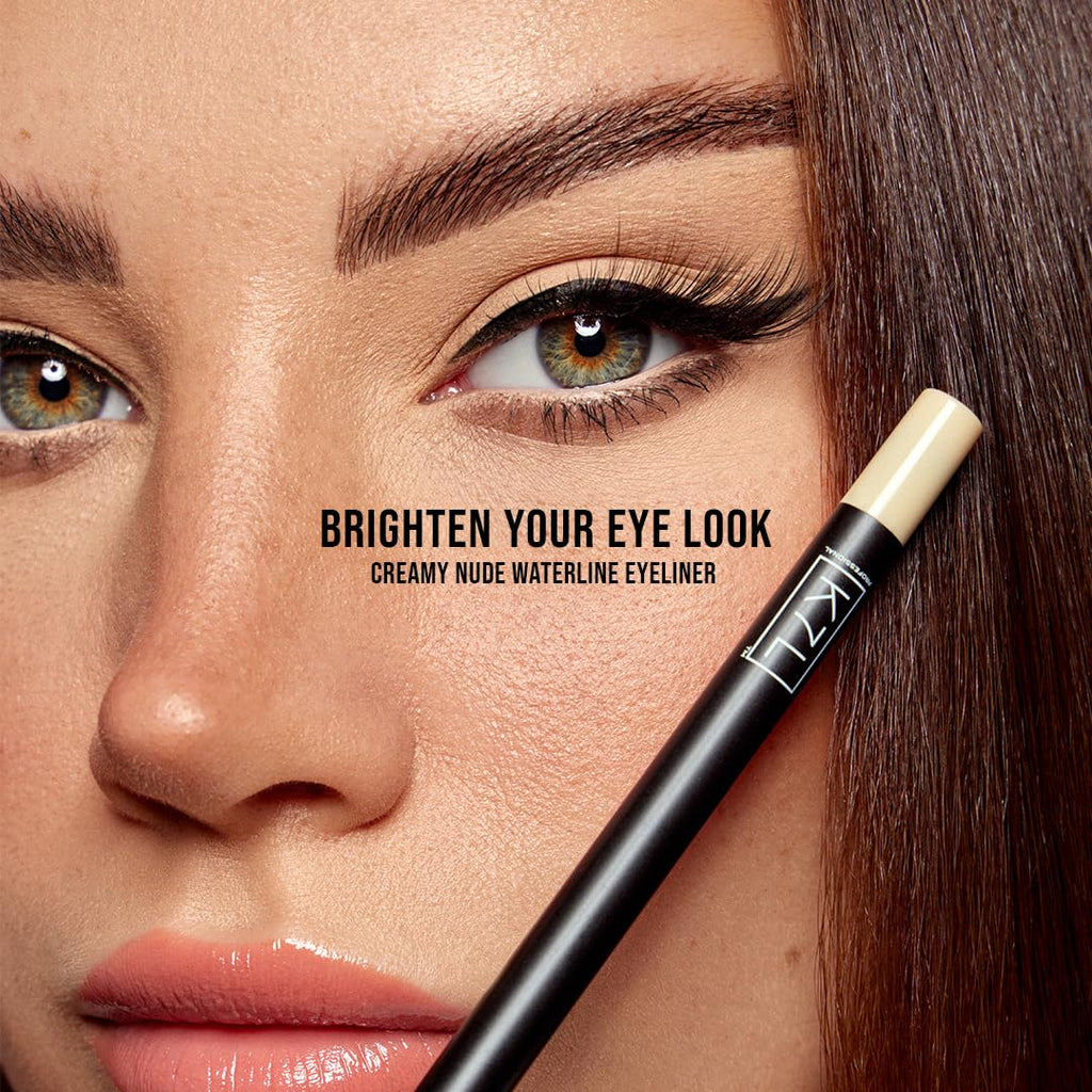 K7L Eyeliner in Creamy Nude – Brightening Waterline, Waterproof & Smudge-Proof