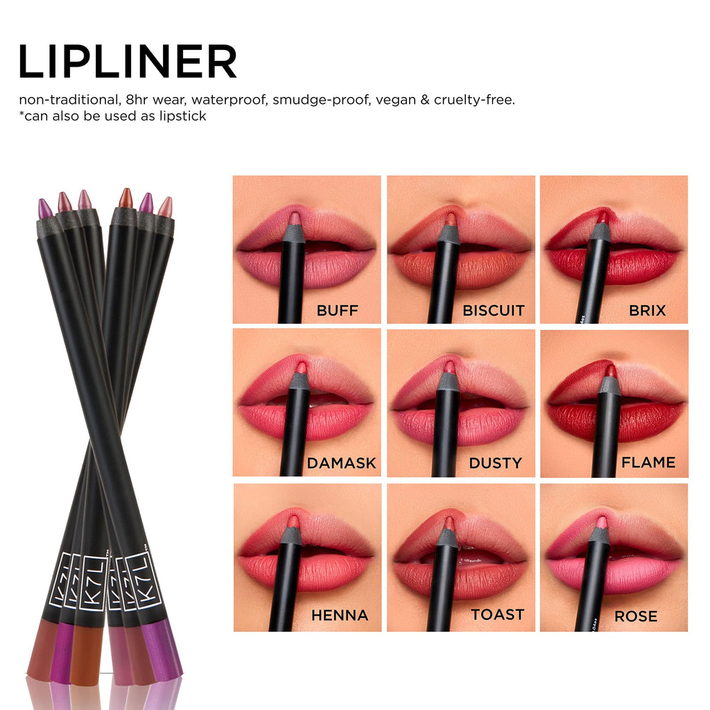 K7L Light Pink Lip Crayon (Vegan) – Waterproof & Smudge-Proof Rose
