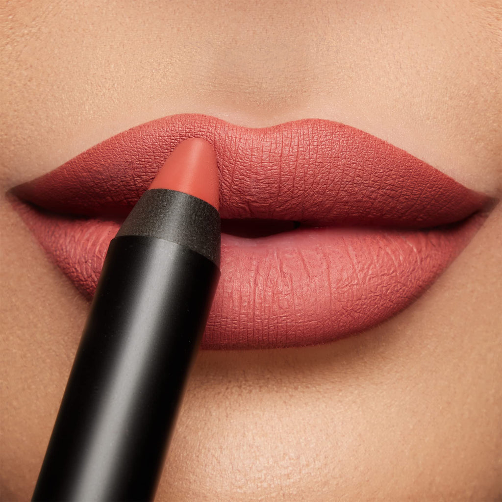 K7L Nude Brown Lipstick Crayon Pinkrylic – Matte One-Swipe Color (12-Hour Wear)