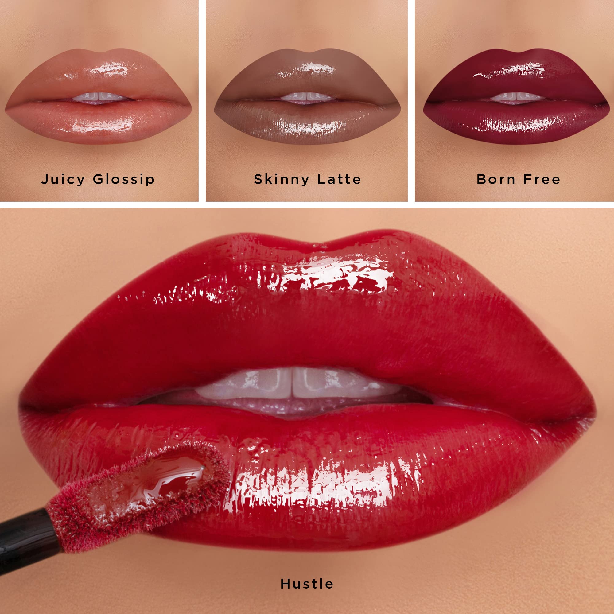 K7L Nude Pink Lip Gloss - Miel Au Lait | Subtle Color, Nourishing Shine