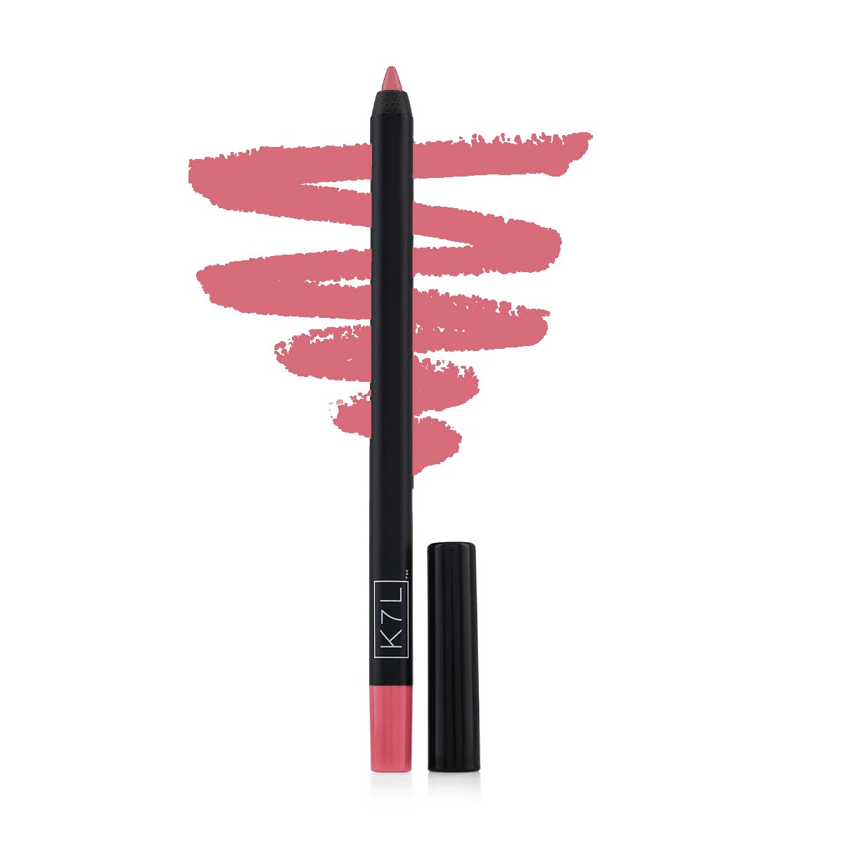 K7L Pink Lip Crayon (Vegan) – Waterproof, Smudge-Proof, Precise Lip Liner