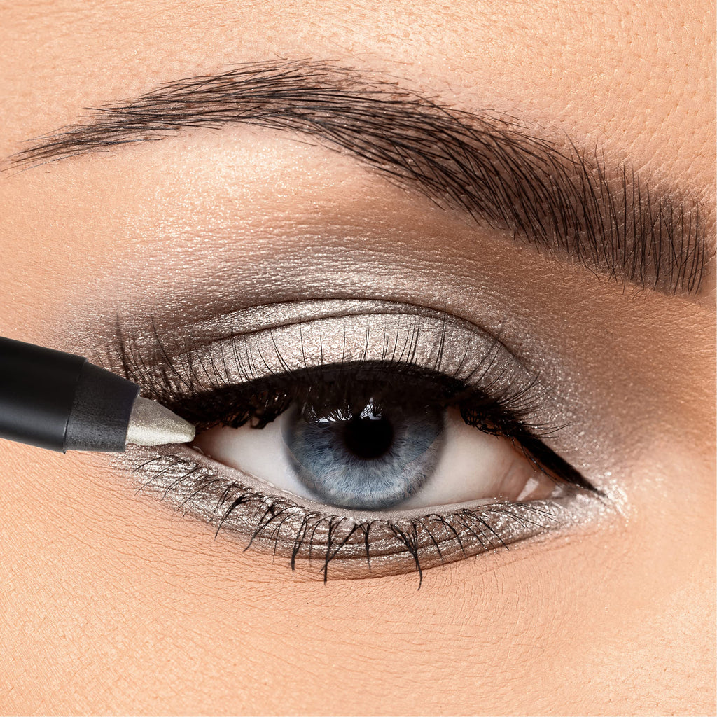 K7L Silver Shimmer Eyeliner Pencil - Waterproof, 12-Hour Wear - Disco
