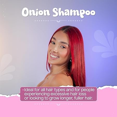 Kaba Onion Shampoo for Hair Growth – Sulfate-Free, Deep Scalp Cleansing (500 ML)