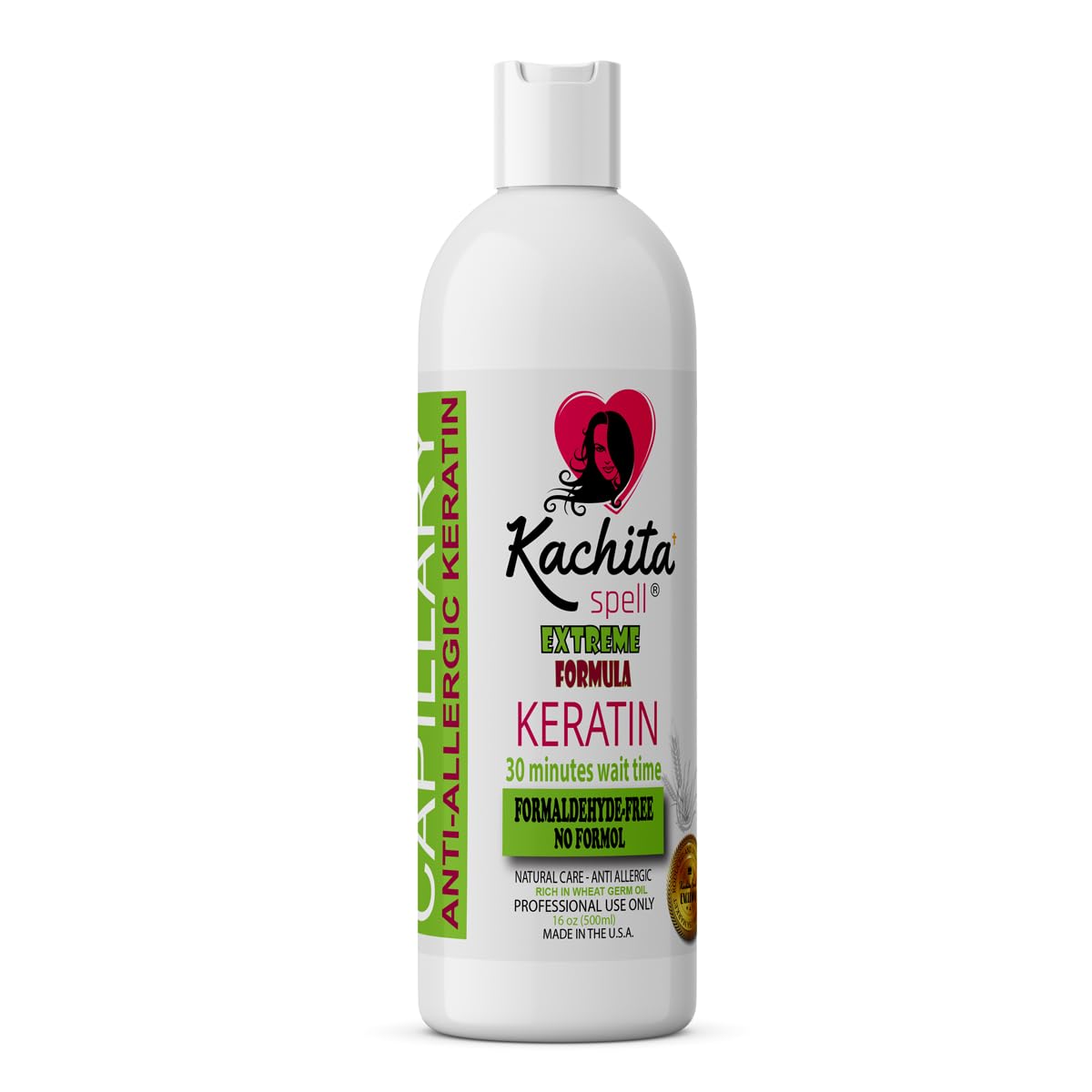 Kachita Spell Keratin Treatment – Formaldehyde-Free, Made in USA | Brazilian Hair Straightening