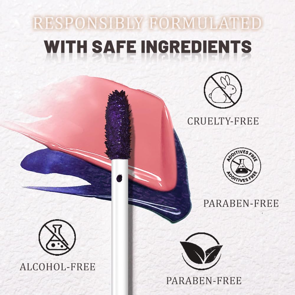 Kaely 3-Piece Lip Stain Peel-Off Masque – Long-Wear Matte Tint (Vegan & Cruelty-Free) A-01/A-02/A-03