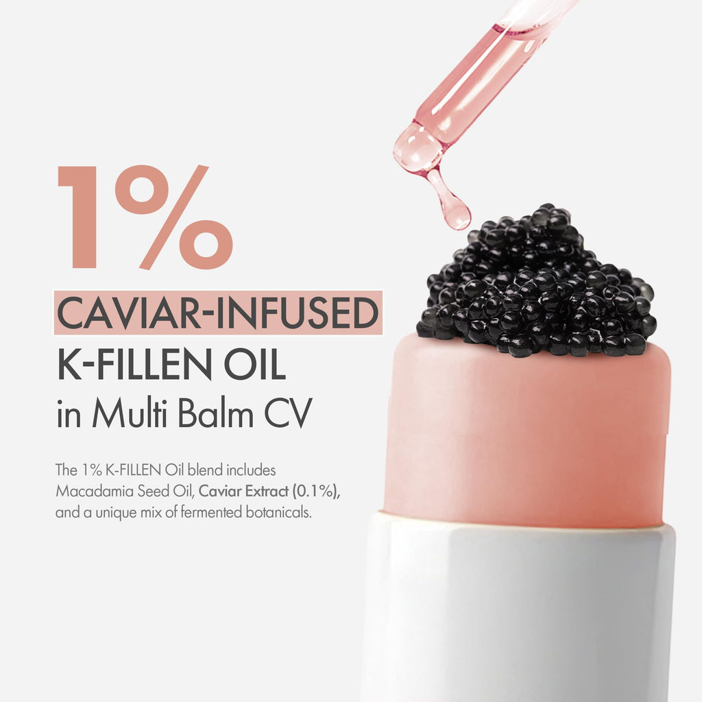 KAHI Multi Balm CV Refill – All-in-One Age-Defying Balm Stick with Beluga Caviar Oil | 48HR Hydration