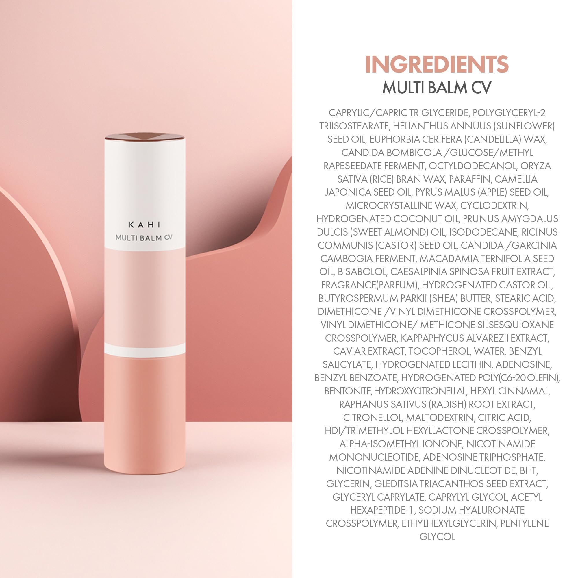 KAHI Multi Balm CV Refill – All-in-One Age-Defying Balm Stick with Beluga Caviar Oil | 48HR Hydration