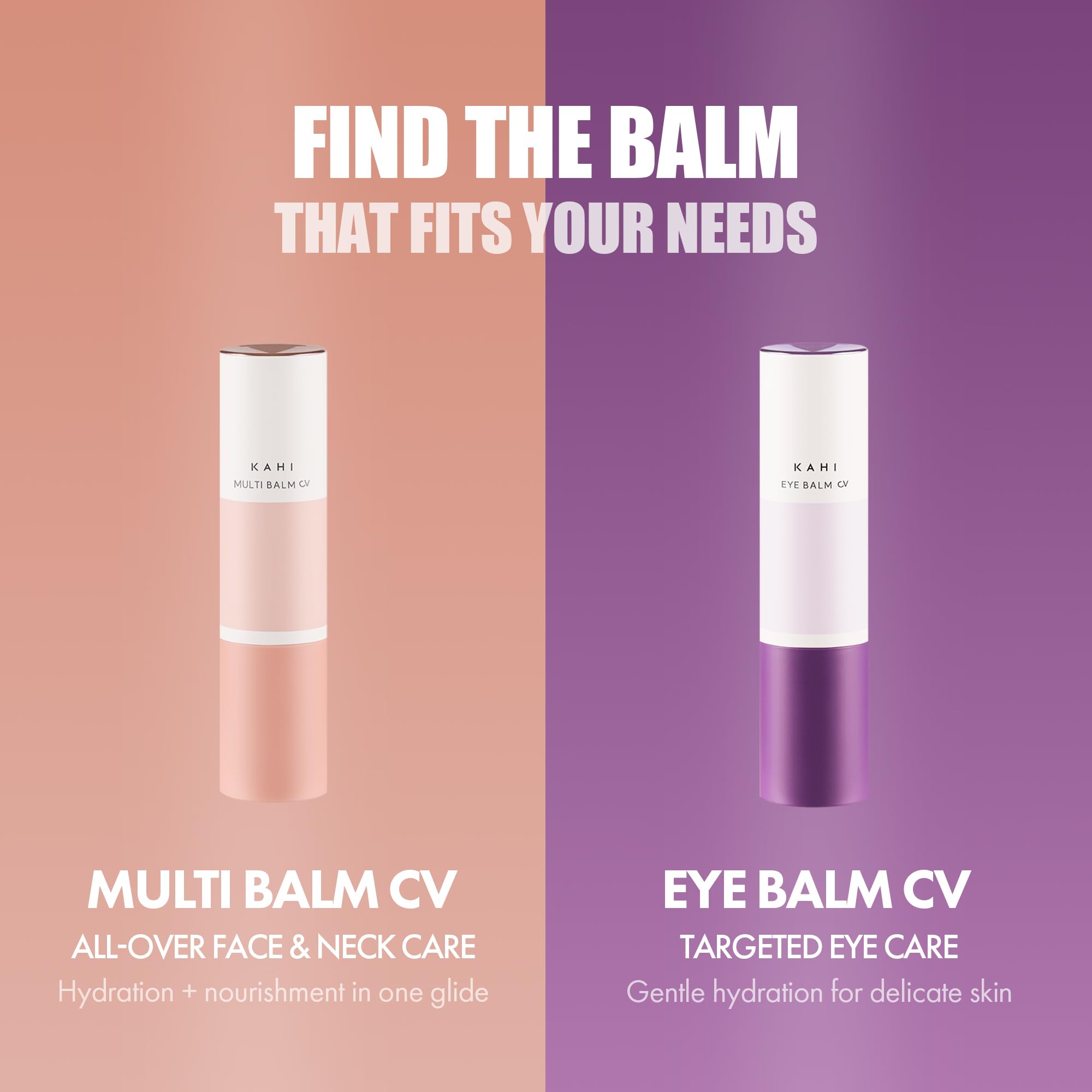 KAHI Multi Balm CV Refill – All-in-One Age-Defying Balm Stick with Beluga Caviar Oil | 48HR Hydration