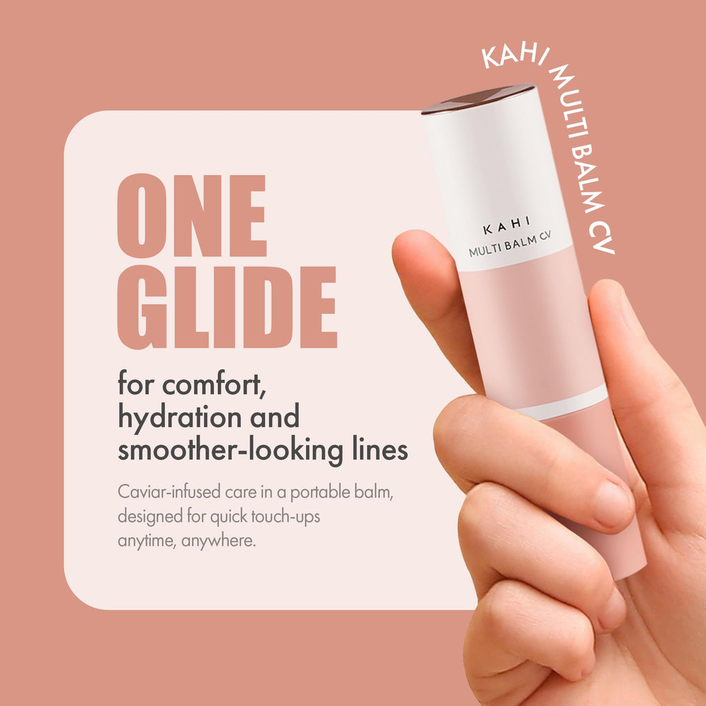 KAHI Multi Balm CV Refill – All-in-One Age-Defying Balm Stick with Beluga Caviar Oil | 48HR Hydration