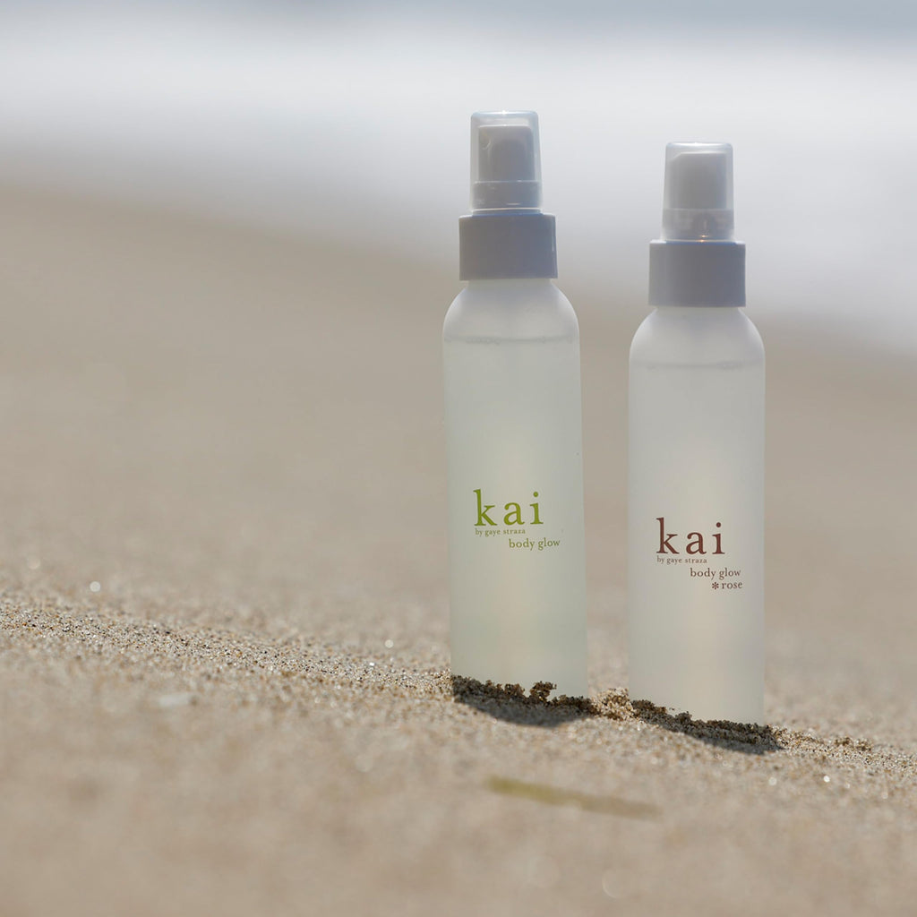 Kai Body Glow Rose Dry Body Oil – Jojoba, Chamomile & Cucumber | 4 fl oz | Made in USA