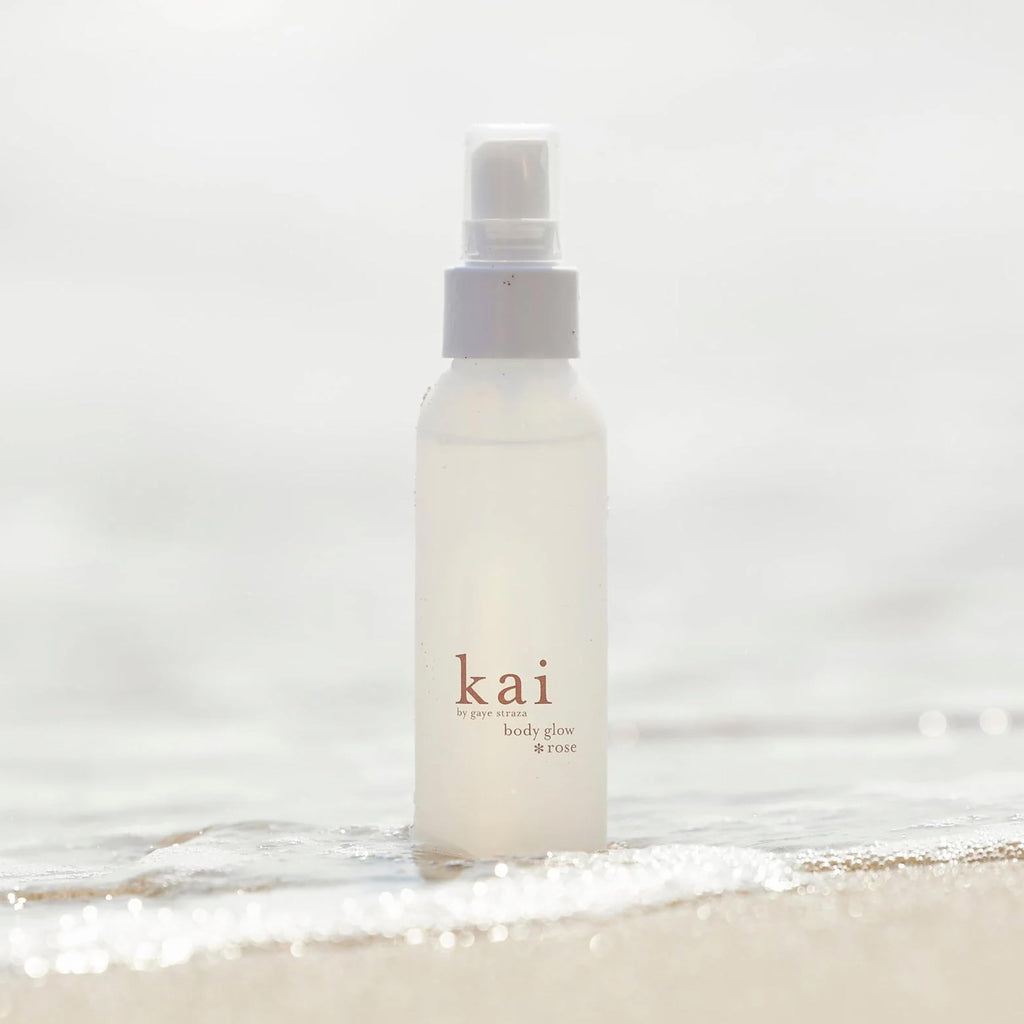 Kai Body Glow Rose Dry Body Oil – Jojoba, Chamomile & Cucumber | 4 fl oz | Made in USA