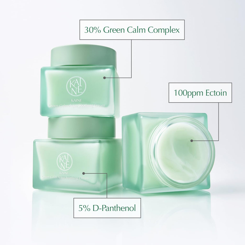KAINE Green Calm Aqua Soothing Cream 70ml – Hydrating, Gentle for Sensitive Skin
