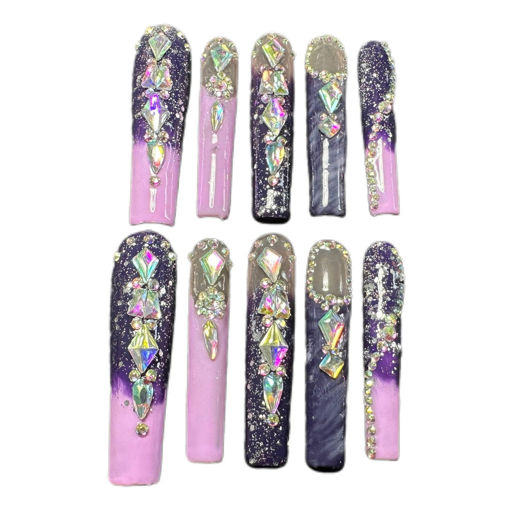 Kaipheiquan Nail Rhinestones Kit – 900 AB Diamonds & 3200 Flat-Bottom Rhinestones for DIY Nail Art