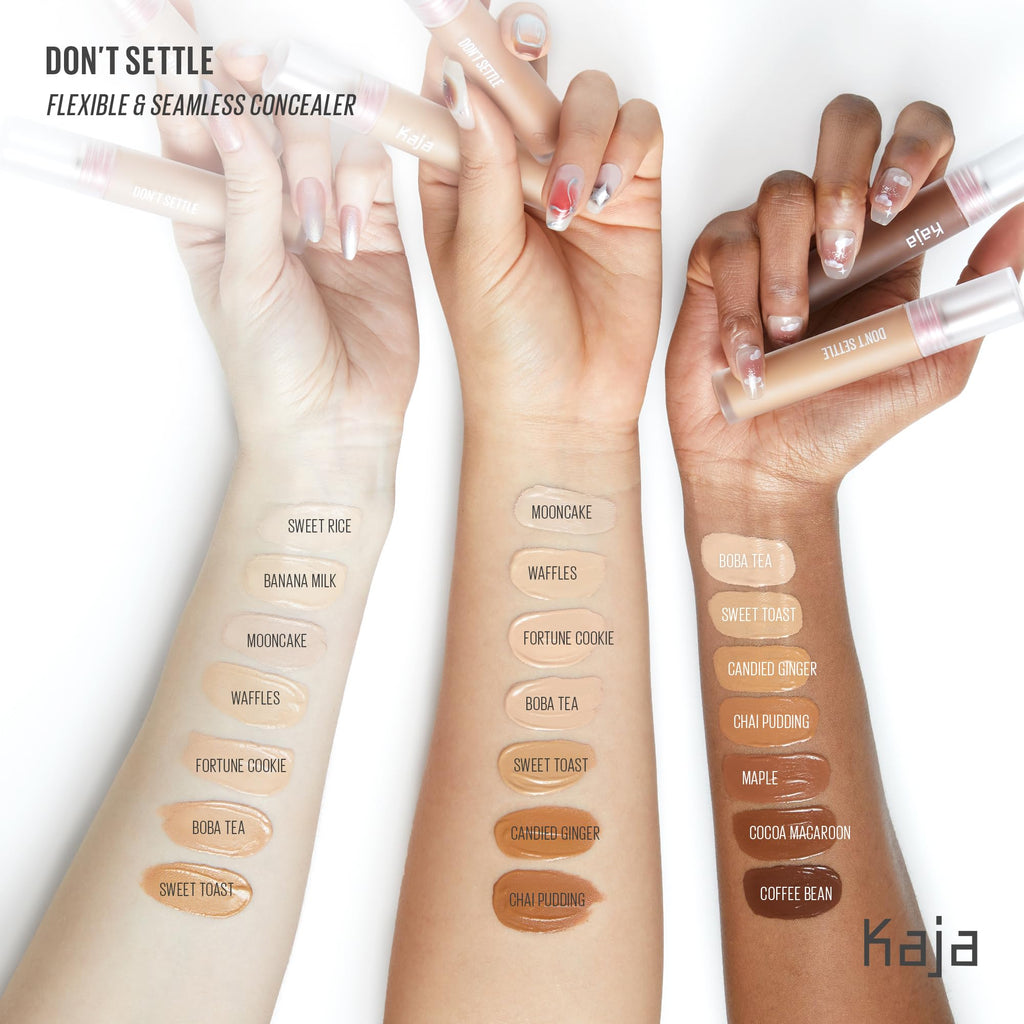 KAJA Liquid Concealer - Don't Settle 05 Fortune Cookie | Hydrating, Buildable, Lightweight Coverage