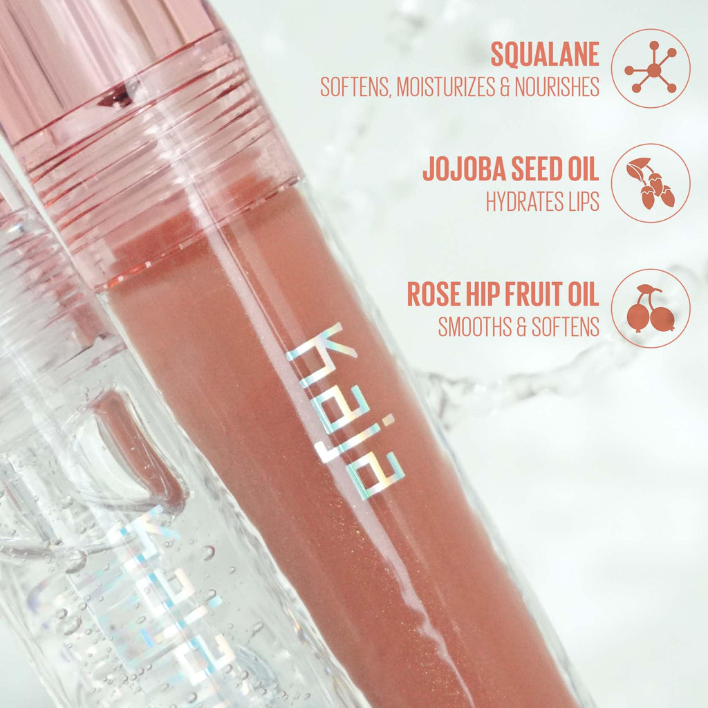 Kaja Gloss Shot 01 Crystal Clear Lip Balm – High Shine, Hydrating